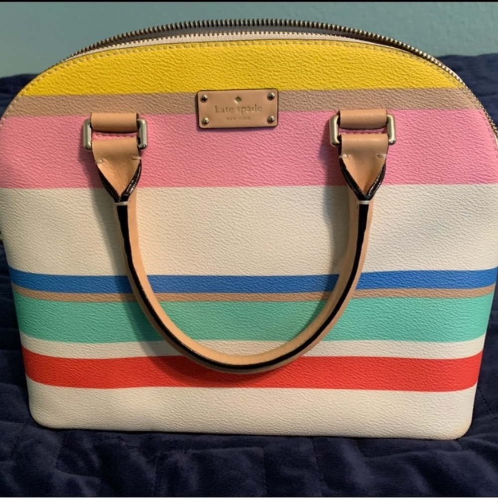 Striped Kate Spade purse
